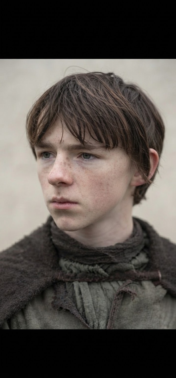 The Boy in three-quarter view