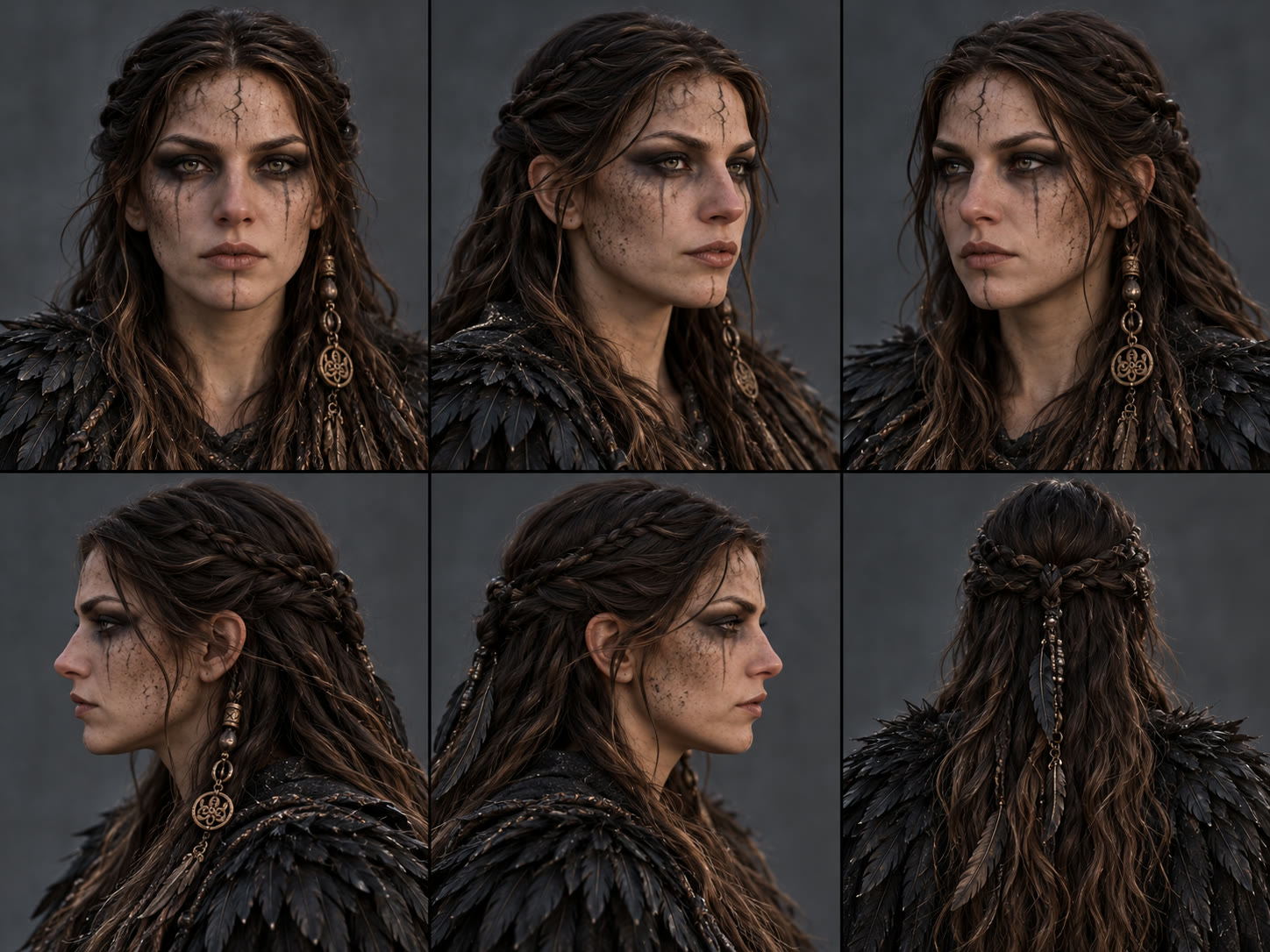 The Völva portrait studies